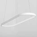 GobekUsa Artistic Metal Dining Room LED Pendant Light Fixture with Flowing Shapes