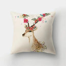 Artistic nature and animal short plush pillowcase bedroom decor by Decorbites