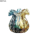 GobekUsa Bubble Glass Vase: Hydroponics Table Decor, Flower Arrangement, Aesthetic Room Accent