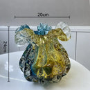 GobekUsa Bubble Glass Vase: Hydroponics Table Decor, Flower Arrangement, Aesthetic Room Accent