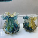 GobekUsa Bubble Glass Vase: Hydroponics Table Decor, Flower Arrangement, Aesthetic Room Accent