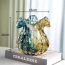 GobekUsa Bubble Glass Vase: Hydroponics Table Decor, Flower Arrangement, Aesthetic Room Accent