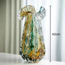 GobekUsa Bubble Glass Vase: Hydroponics Table Decor, Flower Arrangement, Aesthetic Room Accent