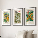 Flower Market, Kusama Art Prints. Modern Tropical Wall Decor by Wall Art Set