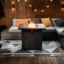 High Heat 50000 BTU Propane Fire Pit Table 28 Inch