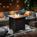 High Heat 50000 BTU Propane Fire Pit Table 28 Inch