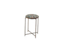 Reclaimed Antique Rug Fragment Side Table Stand 6 of 7