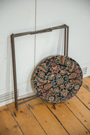 Reclaimed Antique Rug Fragment Side Table Stand 6 of 7