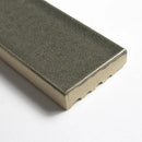 Ash Glossy Subway Glazed Terracotta Tiles 2 1/4x7 9/16