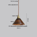 GobekUsa Ash Wood LED Pendant Lamp Adjustable Hanging Lights Luminaire