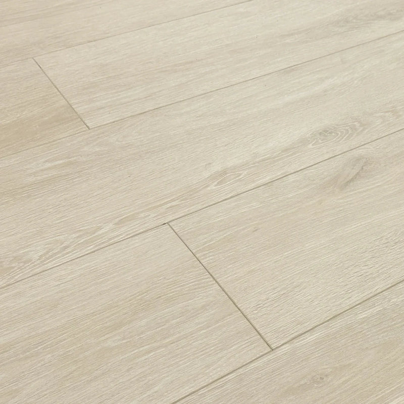 Ashy Beige Micro Bevel Matte 9.25"x60" Waterproof Laminate Flooring 12mm - Linea