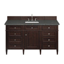 James Martin Brittany 60" Single Bathroom Vanity, Burnished Mahogany