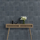 Asphalt Matte Terrazzo Tiles 8x8