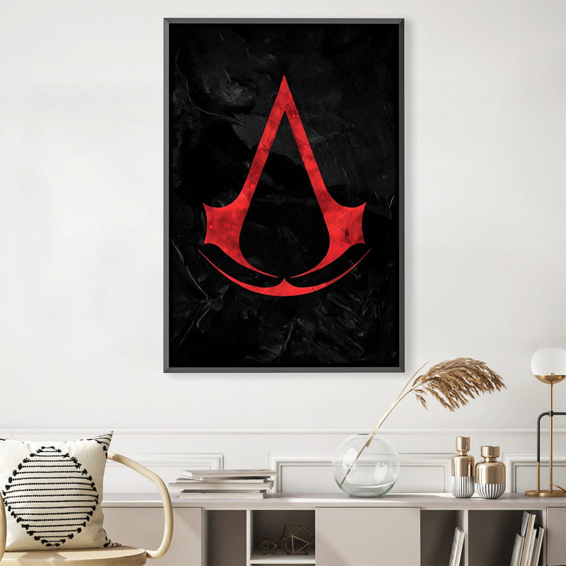 Assassins Creed Black Canvas