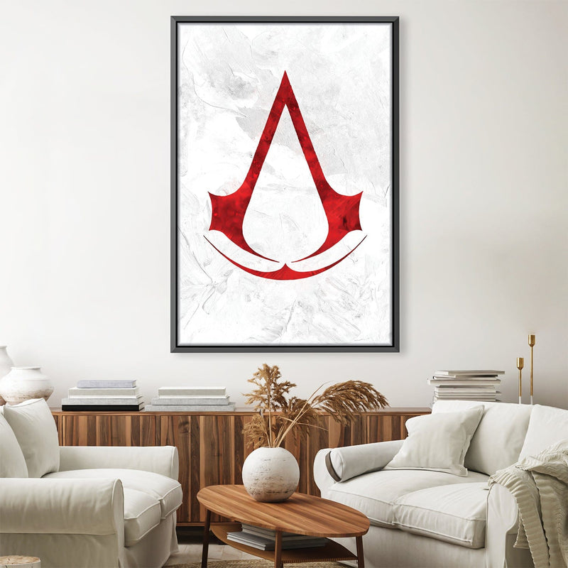 Assassins Creed White Canvas