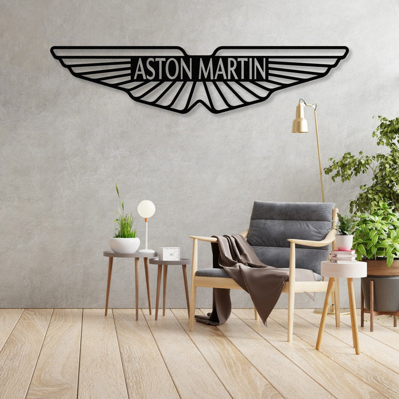 ASTON MARTIN Car Logo Metal Wall Art