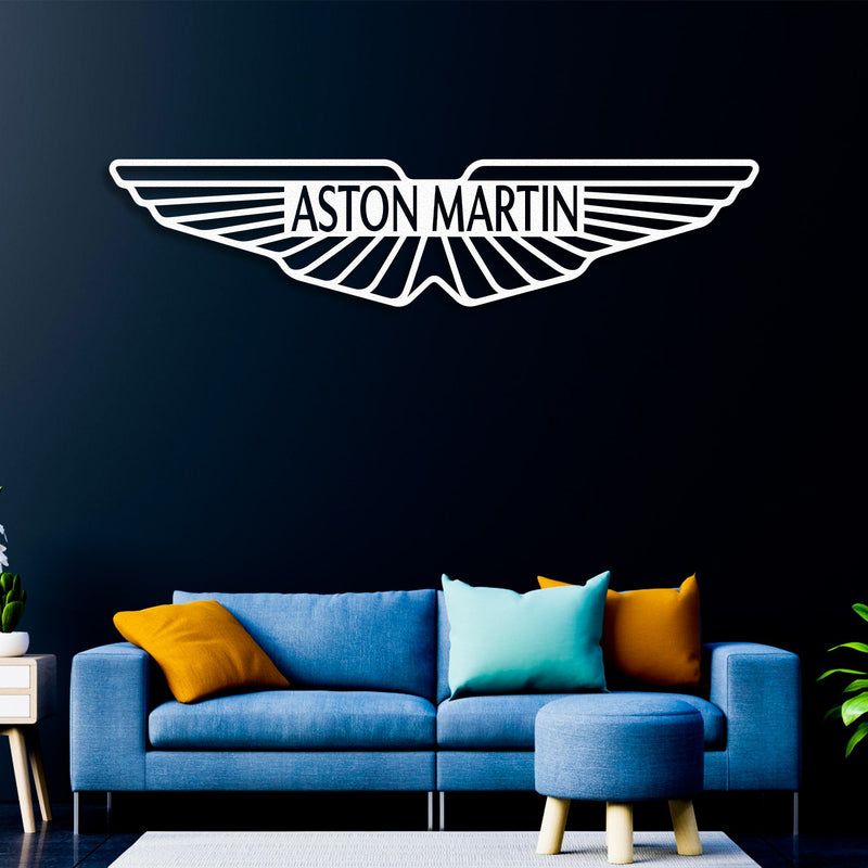 ASTON MARTIN Car Logo Metal Wall Art