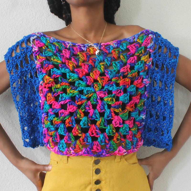 Astral Crochet Granny Square Top Pattern