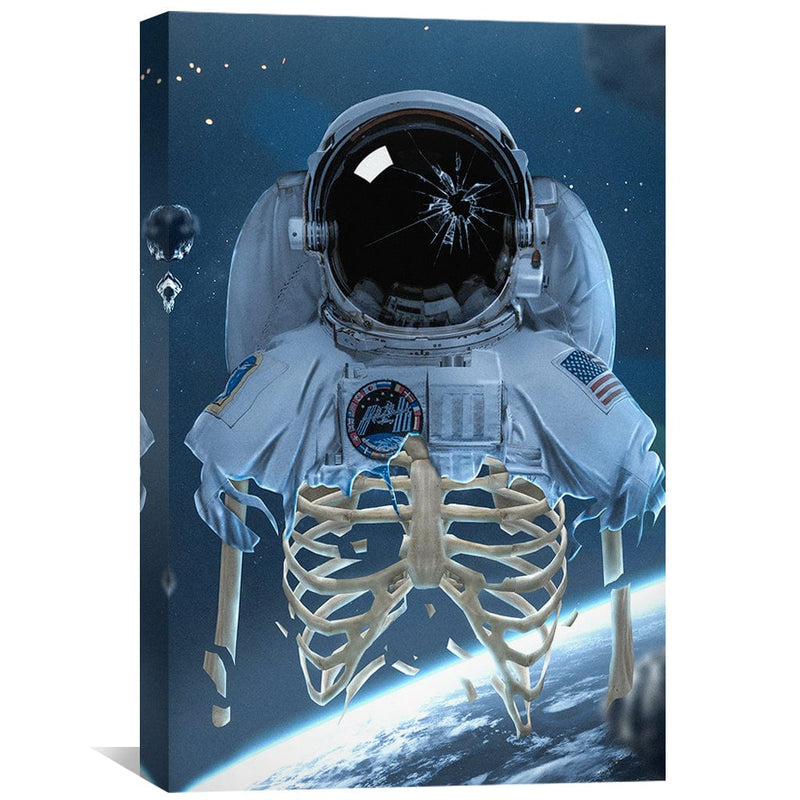 Astronaut Skeleton Canvas