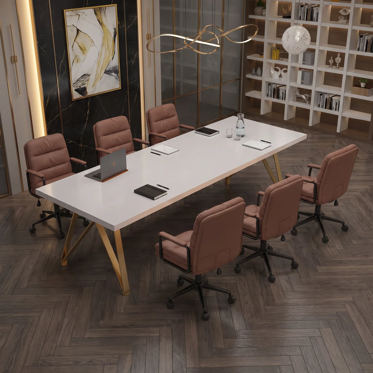 Astrid · White Collaborative Meeting Table, photo 4 of 13