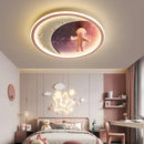 GobekUsa Boys' Room Space Ceiling Lamp Efficient Cartoon Design