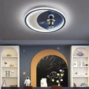 GobekUsa Boys' Room Space Ceiling Lamp Efficient Cartoon Design