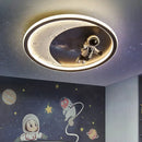GobekUsa Boys' Room Space Ceiling Lamp Efficient Cartoon Design