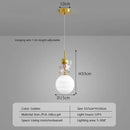 GobekUsa Astronaut Moon LED Pendant Light for Children's Room, Nordic Iron Design.