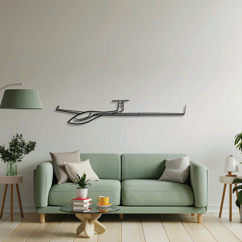ASW 27 Angle Metal Aircraft Wall Art - NCP0461