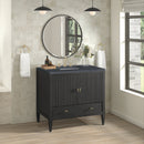 James Martin Myrrin 36" Single Bathroom Vanity, Carbon Oak