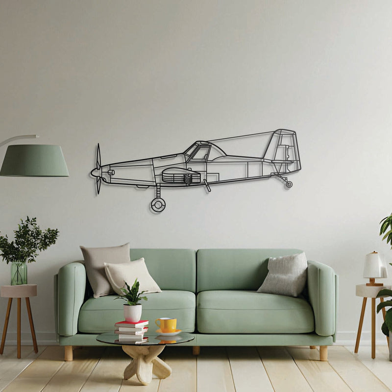 AT-500 Metal Aircraft Wall Art - NCP0462