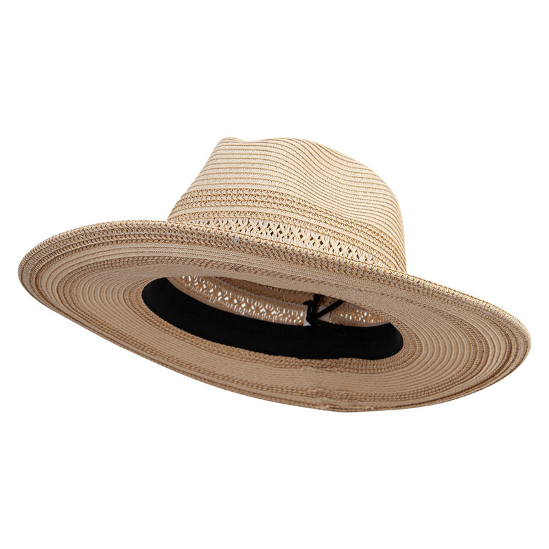 Women's Opean Weave 3.5" Brim Fedora Hat