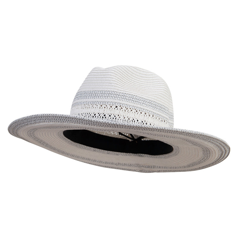 Women's Opean Weave 3.5" Brim Fedora Hat
