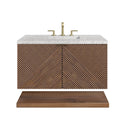 James Martin Marcello 36" Floating Single Bathroom Vanity, Chestnut