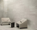 Veneer World Atelier Trail Bamboo Vein Cut Grey Travertine Look Porcelain Accent Tiles 12x24