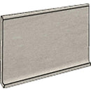 Atelier Grey Light Honed Cove Base Concrete Look Porcelain Mouldings 6x12