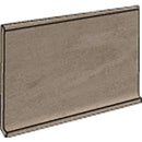 Atelier Toupe Honed Cove Base Concrete Look Porcelain Moldings 6x12