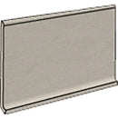 Atelier White Honed Cove Base Concrete Look Porcelain Moldings 6x12