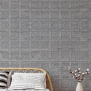 Athens Grey Dark Honed Desing Bm 102 Waterjet Marble Mosaics 8 1/2x8 1/2