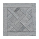 Athens Grey Dark Honed Desing Bm 102 Waterjet Marble Mosaics 8 1/2x8 1/2