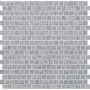 Athens Grey Dark Honed Offset 5/8x5/8 Marble Mosaics 12x12
