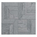 Athens Grey Dark Honed Rococo Marble Waterjet Mosaics 12 1/16x12 1/16