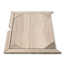 Athens Grey Light Honed Serie Parquet Marble Mosaics 12 1/4x16 3/16