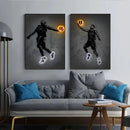 GobekUsa Athlete Pop Art Canvas Prints for Home