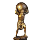 GobekUsa Atlas Resin Statue: Greek Titan Holding Astronomy Globe, Bronze Finish