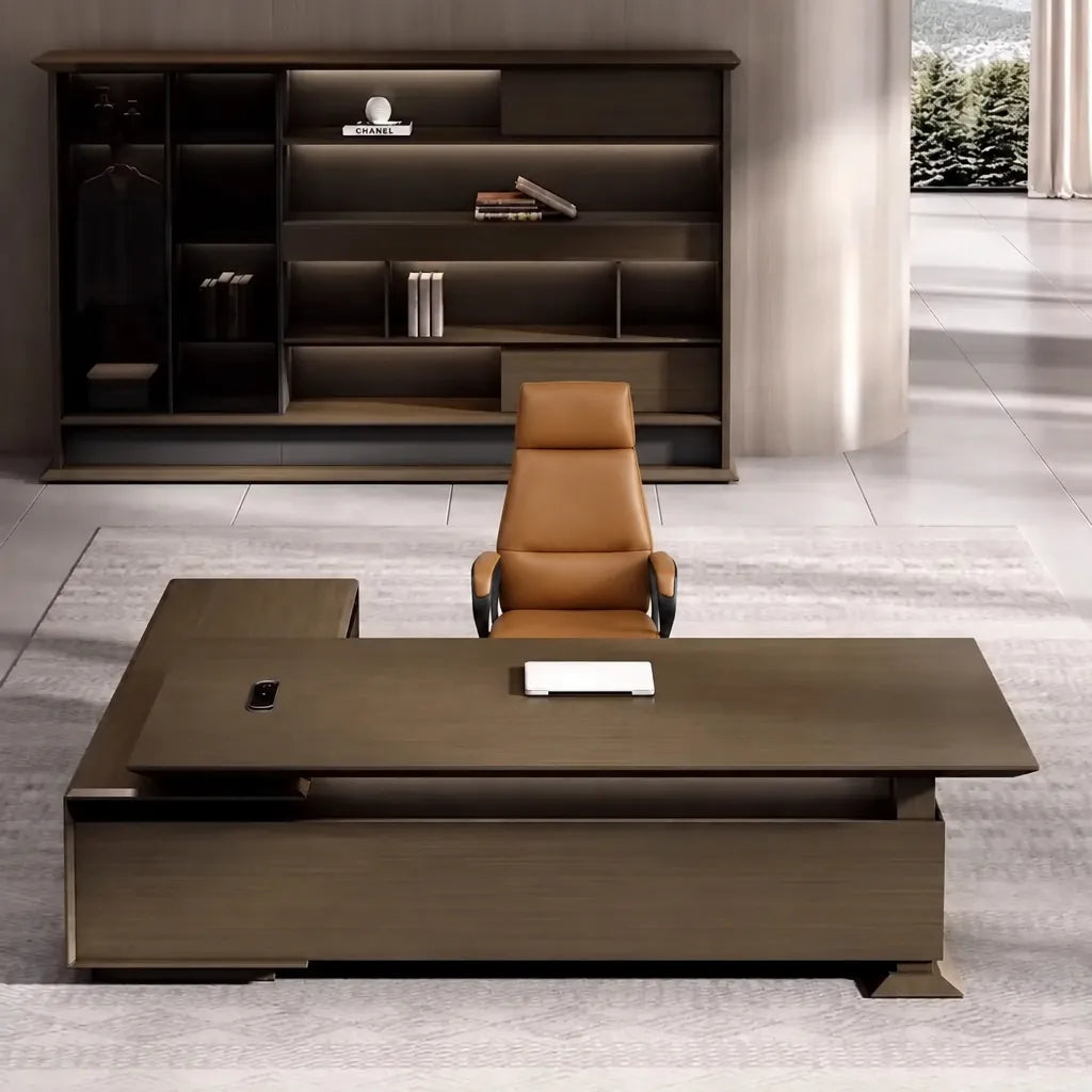 Atlee · Modern L-Shaped Executive Desk, photo 4 of 19