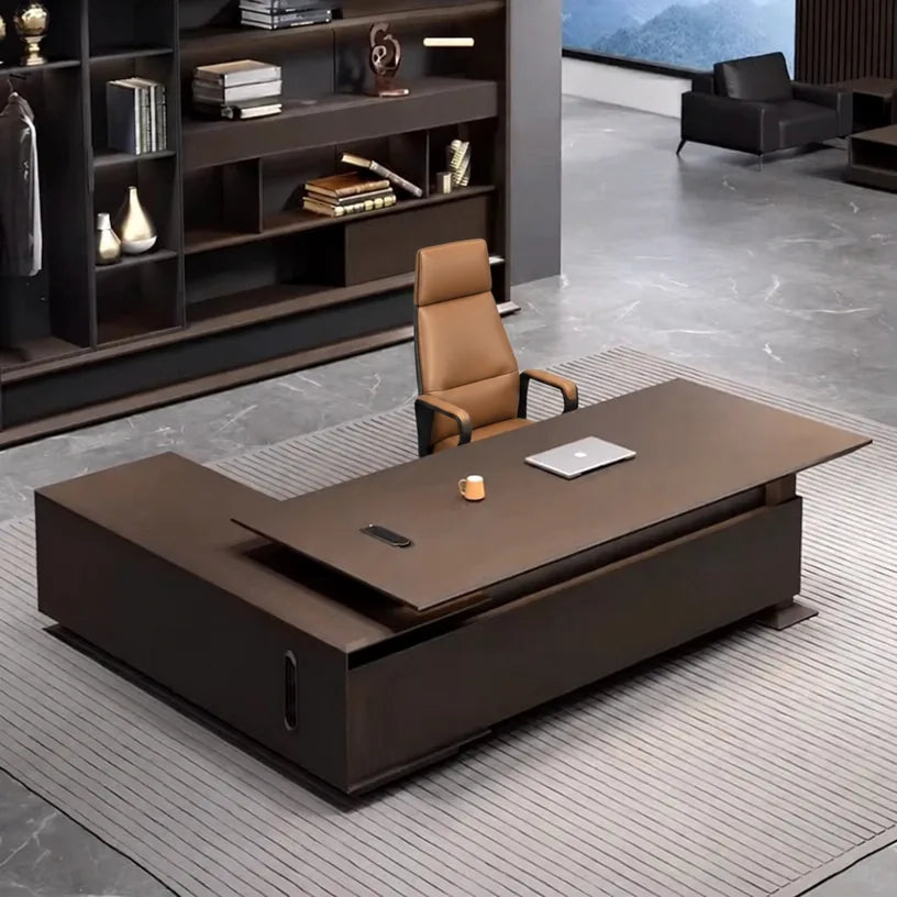 Atlee · Modern L-Shaped Executive Desk, photo 6 of 19