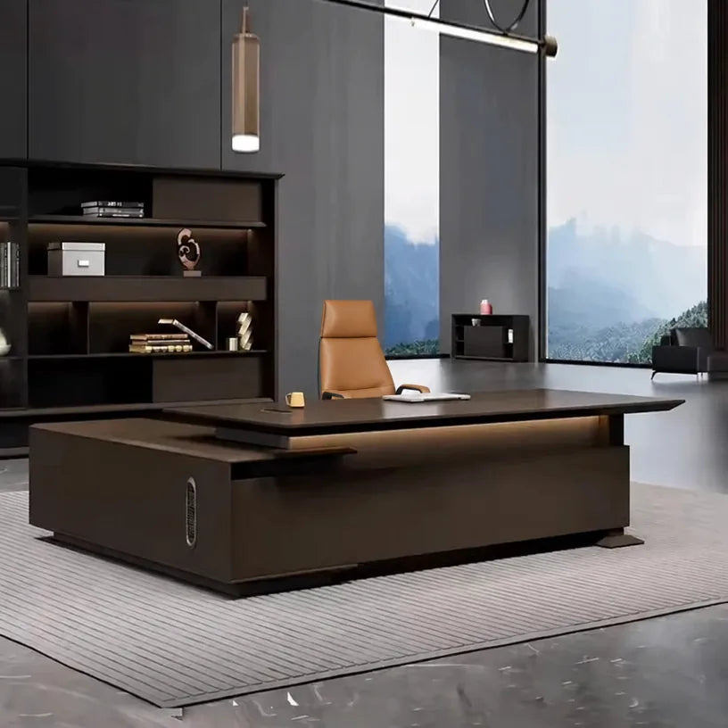 Atlee · Modern L-Shaped Executive Desk, photo 8 of 19