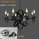 GobekUsa Iron Pendant Light for Living Room Bar Restaurant Home Decor