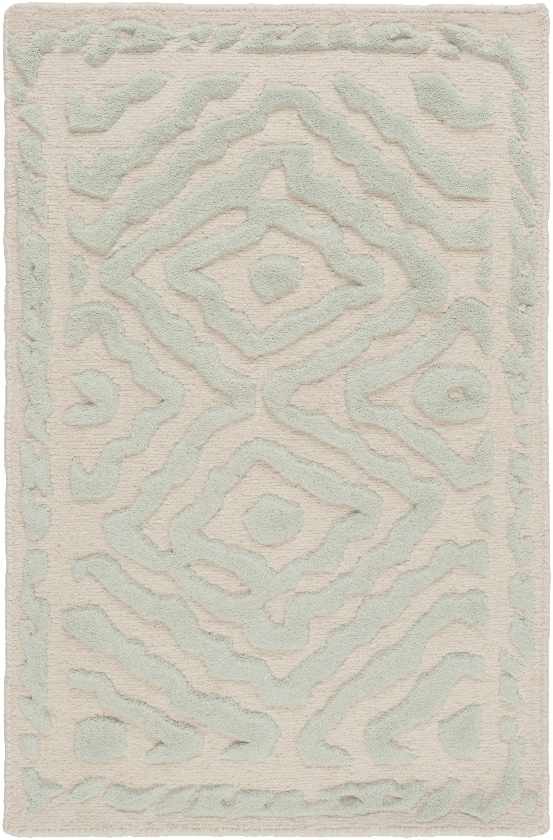 Ashland Modern Green/Beige Area Rug